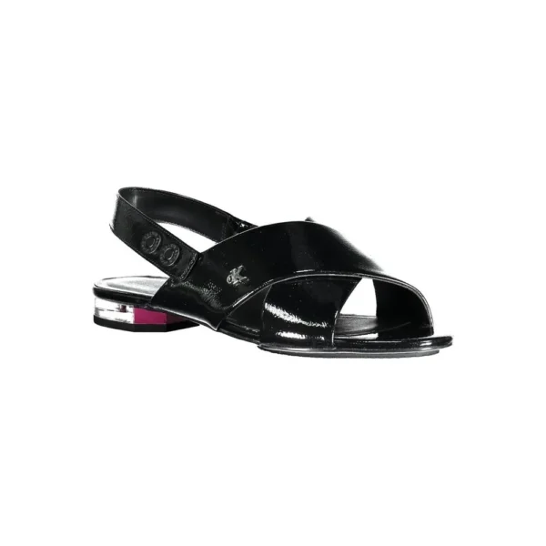 Calvin Klein Women's Black Polyethylene Women Sandal