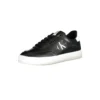 Calvin Klein Women's Black Leather Women Sneaker