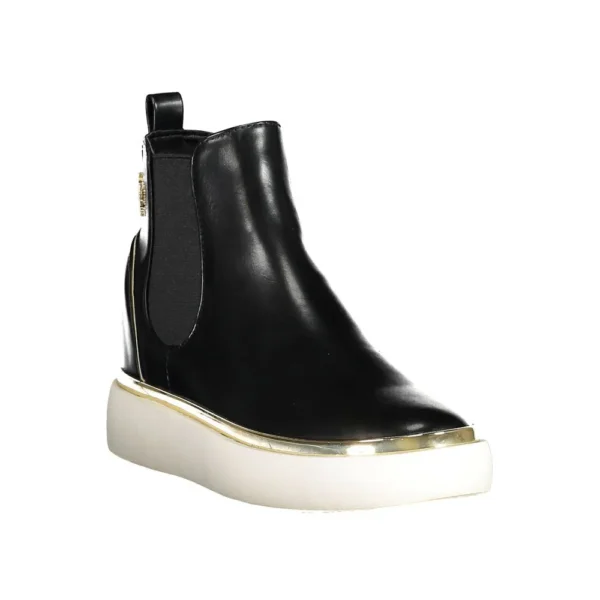 U.S. POLO ASSN. Women's Black Polyester Women Boot