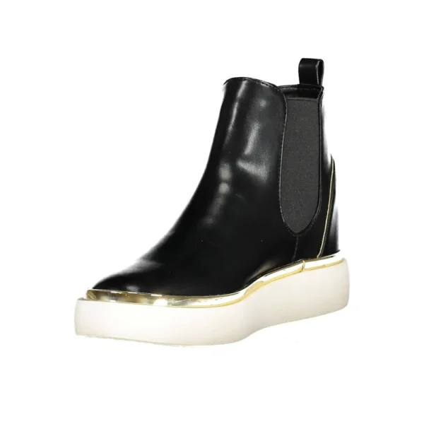 U.S. POLO ASSN. Women's Black Polyester Women Boot