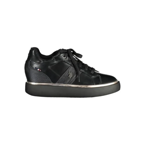 U.S. POLO ASSN. Women's Black Polyester Women Sneaker