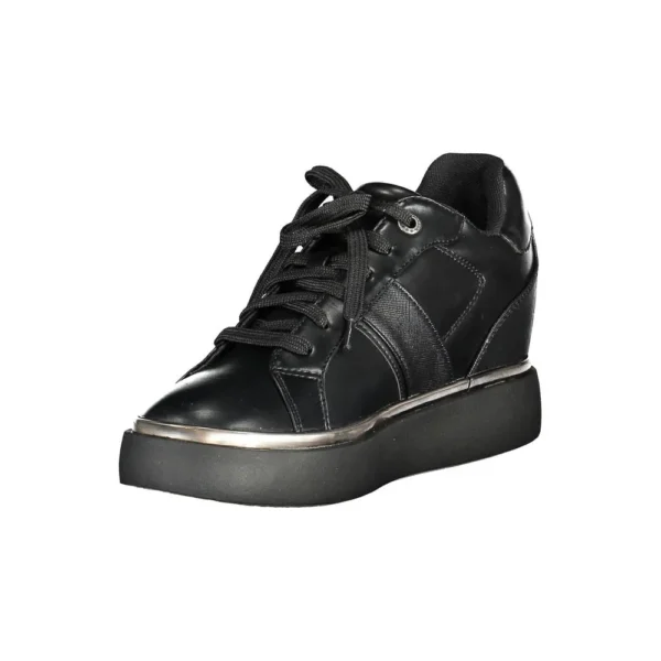 U.S. POLO ASSN. Women's Black Polyester Women Sneaker
