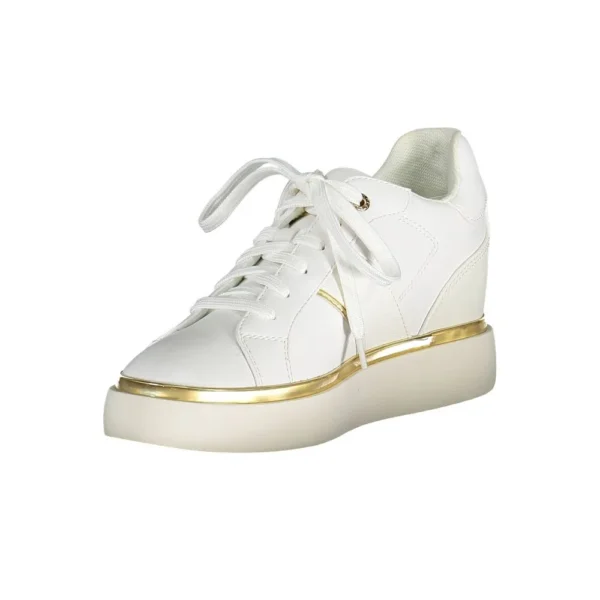 U.S. POLO ASSN. Women's White Polyester Women Sneaker