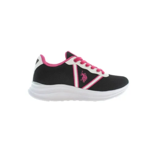 U.S. POLO ASSN. Women's Black Polyester Women Sneaker