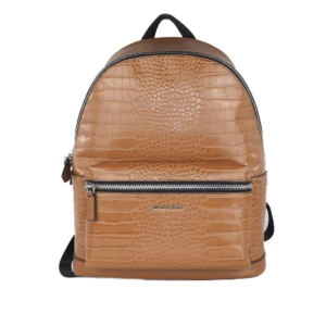 Michael Kors Women's Cooper Large Signature PVC Varsity Stripe Backpack Bookbag (Admiral Multi)