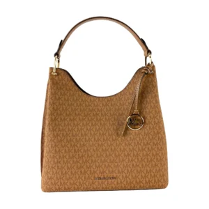 Michael Kors Women's Cooper Large Signature PVC Varsity Stripe Backpack Bookbag (Admiral Multi)