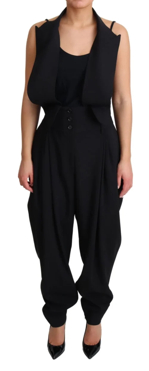 Dolce & Gabbana Women's Elegant High Waist Stretch Dress Pants