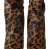 Dolce & Gabbana Women's Leopard-Print Calf Hair Ankle Boots