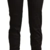 BENCIVENGA Women's Chic Brown Mid-Waist Skinny Cropped Pants