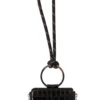 Dolce & Gabbana Women's Elegant Leather Phone Wallet with Strap