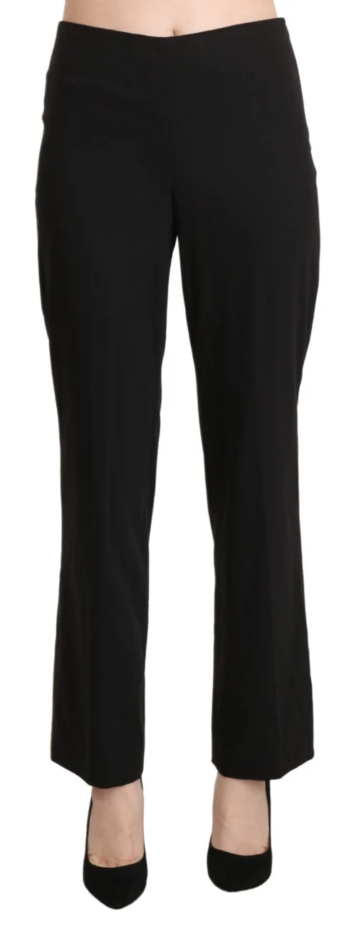 BENCIVENGA Women's Chic Mid-Waist Straight Cotton Pants
