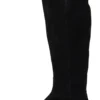 Dolce & Gabbana Women's Elegant Knee High Suede Leather Boots