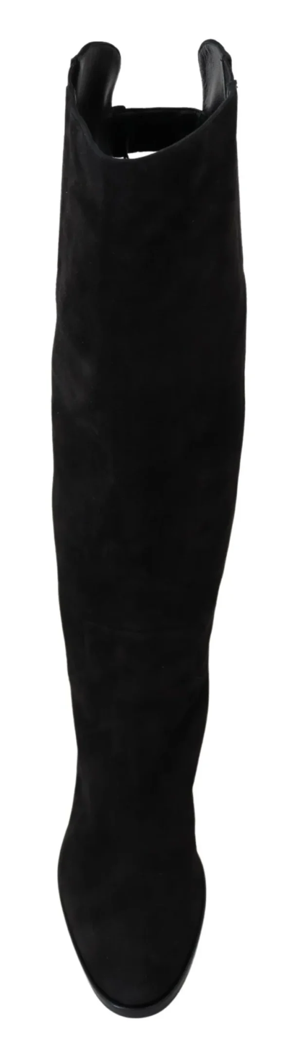 Dolce & Gabbana Women's Elegant Knee High Suede Leather Boots