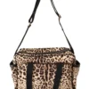 Dolce & Gabbana Women's Elegant Leopard Print Baby Changing Bag