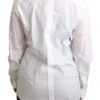 Dolce & Gabbana Women's Elegant White Cotton Dress Shirt