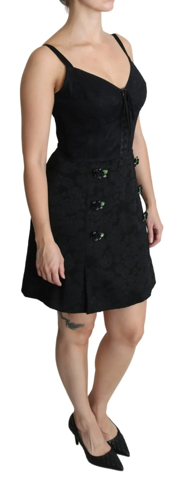 Dolce & Gabbana Women's Chic Spaghetti Strap Sheath Mini Dress