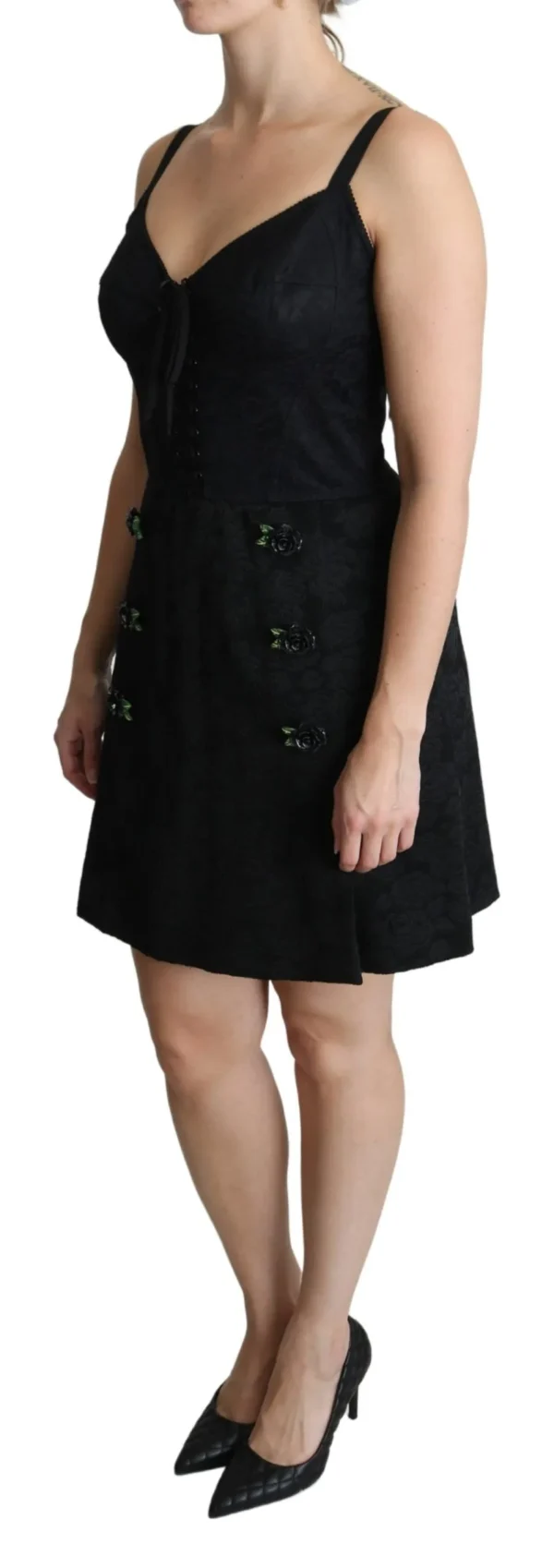 Dolce & Gabbana Women's Chic Spaghetti Strap Sheath Mini Dress