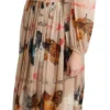 Dolce & Gabbana Women's Elegant Sheath Midi Rooster Print Dress