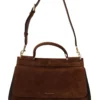 Dolce & Gabbana Women's Brown Leather Suede Hand SICILY Bag