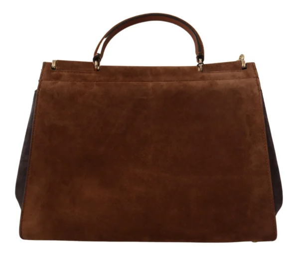 Dolce & Gabbana Women's Brown Leather Suede Hand SICILY Bag