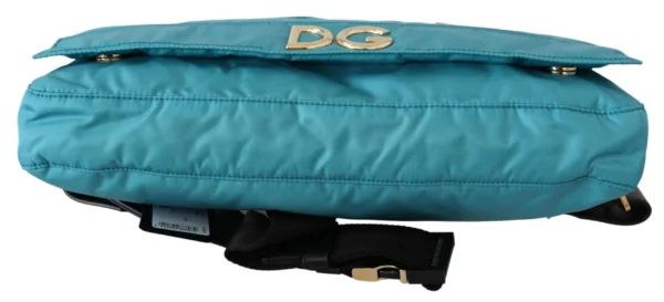 Dolce & Gabbana Women's Chic Blue Nylon Crossbody Converting Waist Bag