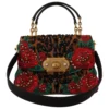 Dolce & Gabbana Women's Exquisite Welcome Leather Shoulder Bag