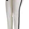 Dolce & Gabbana Women's White High Waist Skinny Luxury Pants