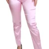 Dolce & Gabbana Women's Pink Metallic Chic Trousers