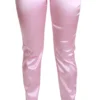 Dolce & Gabbana Women's Pink Metallic Chic Trousers