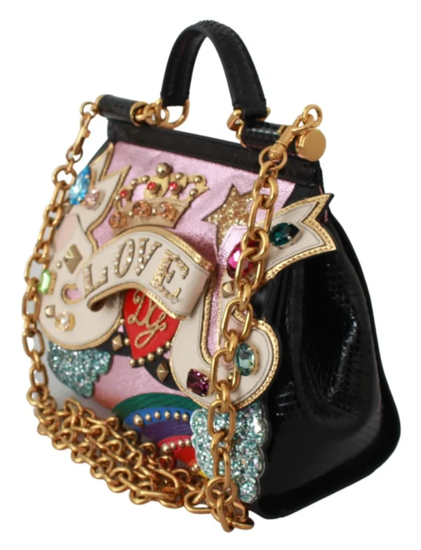 Dolce & Gabbana Women's Chic Love Crown DG Star Sicily Shoulder Bag