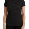 Dolce & Gabbana Women's Elegant Black Dotted Cotton Dolce Top