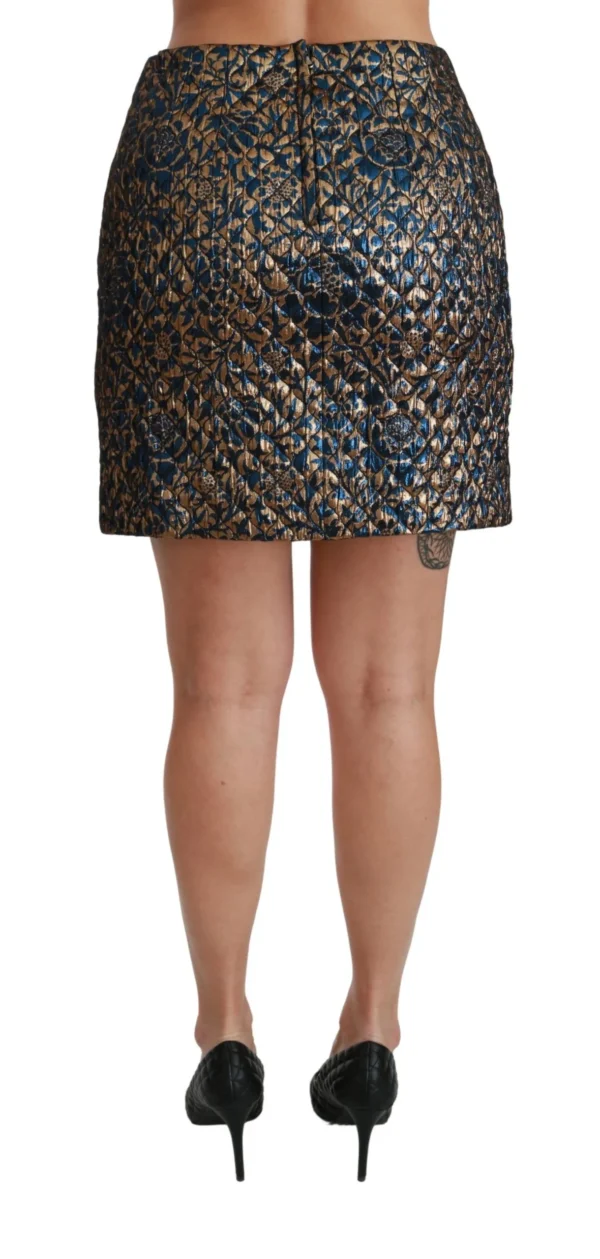 Dolce & Gabbana Women's Elegant Jacquard Knee-Length Skirt