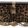 Dolce & Gabbana Women's Elegant Leopard Box Shoulder Bag