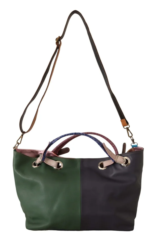 EBARRITO Women's Multicolor Leather Shoulder Tote - Chic & Spacious