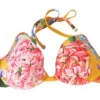 Dolce & Gabbana Women's Sunny Floral Bikini Top For Elegant Beach Days
