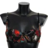 Dolce & Gabbana Women's Chic Floral Heart Print Bikini Top