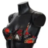 Dolce & Gabbana Women's Chic Floral Heart Print Bikini Top