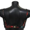 Dolce & Gabbana Women's Chic Floral Heart Print Bikini Top