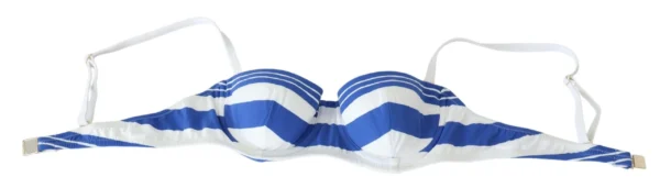 Dolce & Gabbana Women's Elegant Striped Bikini Top - Summer Essentials