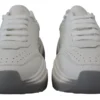 Dolce & Gabbana Women's Sleek White Leather DAYMASTER Sneakers