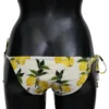 Dolce & Gabbana Women's Multicolor Lemon Print Bikini Bottom