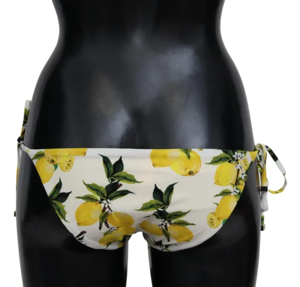 Dolce & Gabbana Women's Multicolor Lemon Print Bikini Bottom