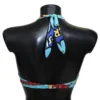 Dolce & Gabbana Women's Chic Light Blue Cartoon Print Bikini Top