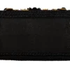 Dolce & Gabbana Women's Elegant Black Gold Detail Shoulder Bag