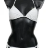 Dolce & Gabbana Women's Chic White Two-Piece Bikini Set
