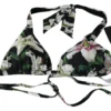 Dolce & Gabbana Women's Elegant Lilies Print Bikini Top for Summer Escapes