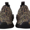 Dolce & Gabbana Women's Chic Leopard Print Cotton Sneakers