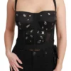 Dolce & Gabbana Women's Elegant Sleeveless Bustier Corset Top