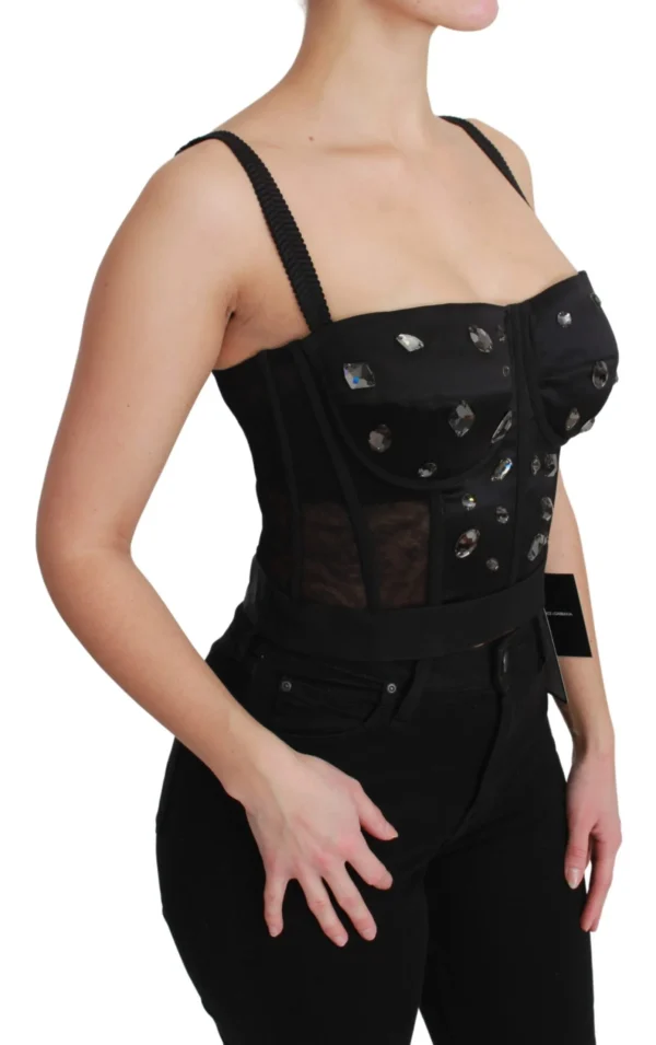 Dolce & Gabbana Women's Elegant Sleeveless Bustier Corset Top