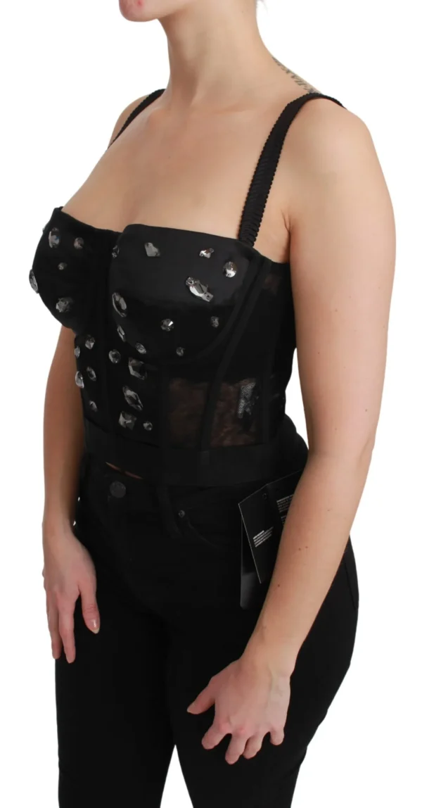Dolce & Gabbana Women's Elegant Sleeveless Bustier Corset Top